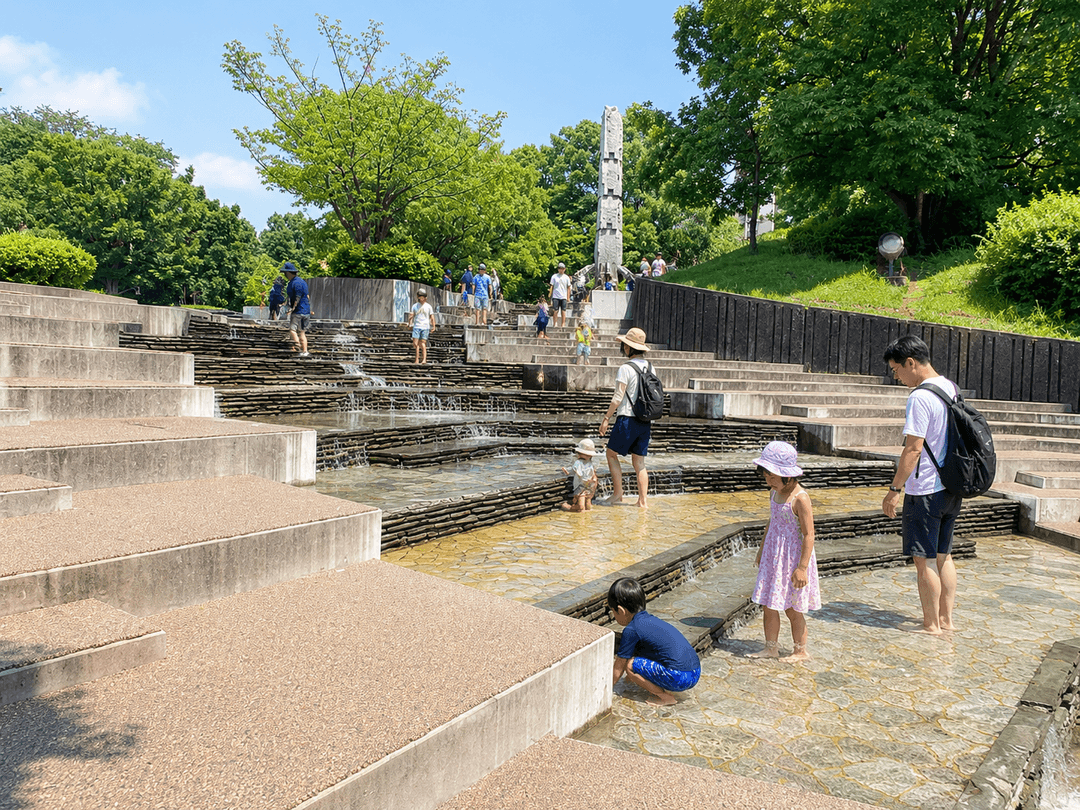 平和の森公園 じゃぶじゃぶ池
