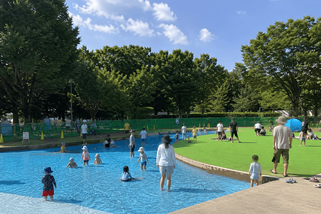 新宿中央公園 ジャブジャブ池