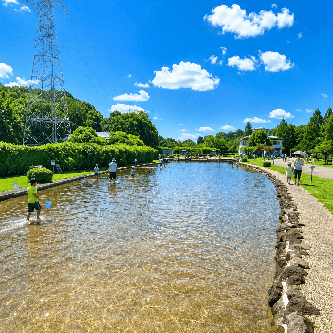 大宮花の丘農林公苑 親水広場