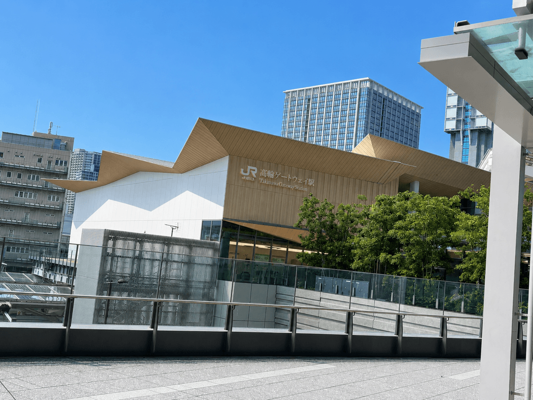 高輪ゲートウェイ Gateway Parkの様子
