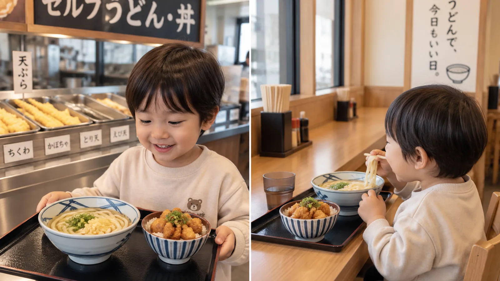 丸亀製麺に子ども向けメニューはある？かけうどん（小）取り分けのコツ完全ガイド【2026】