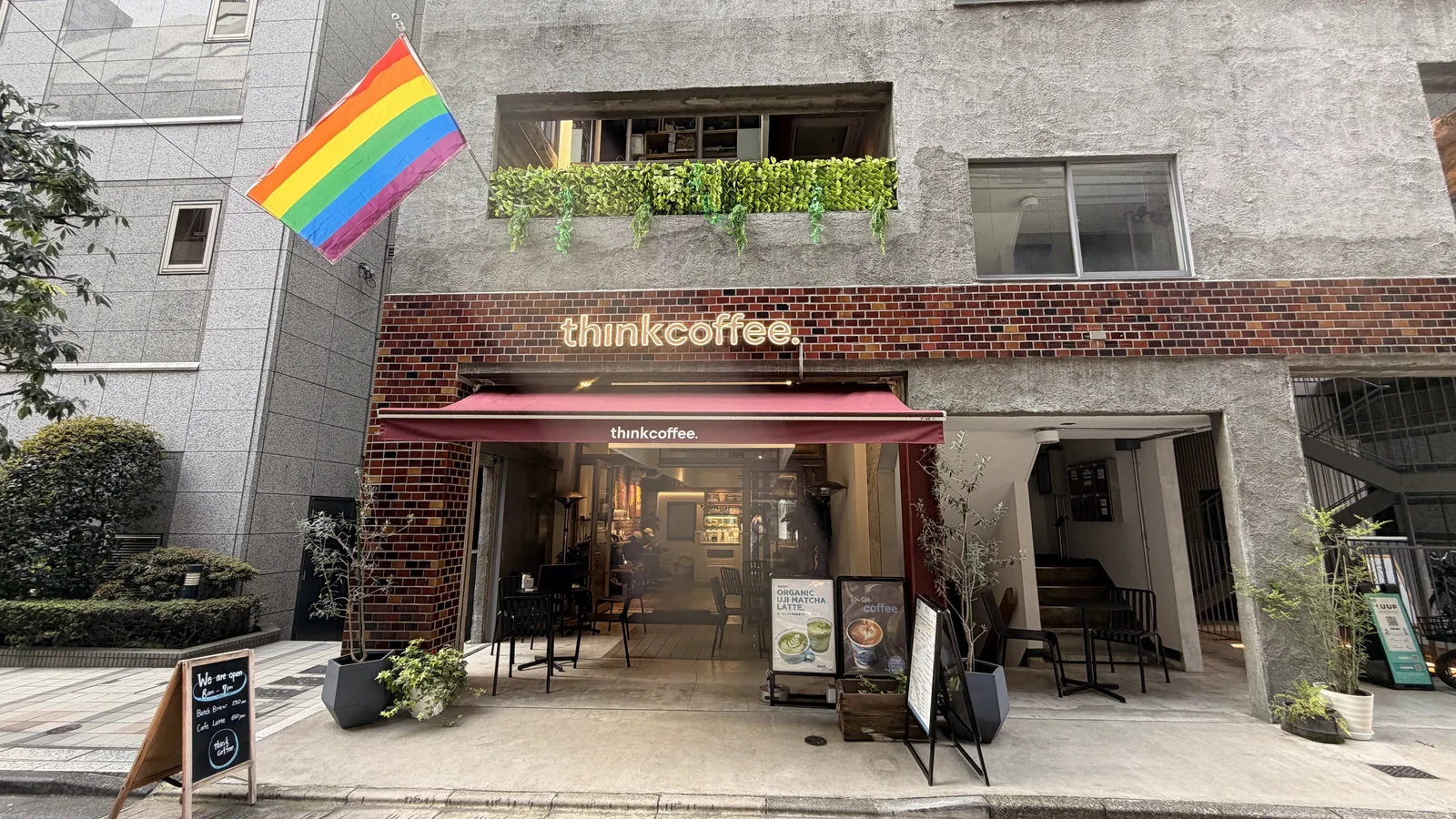 think coffee キッズ・スペースの様子